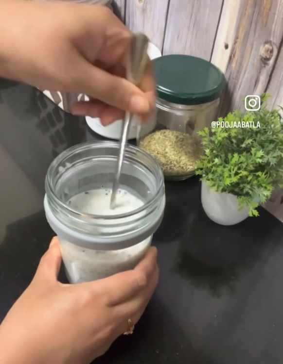 Step 1.1: Give it a good mix and keep it in the refrigerator overnight