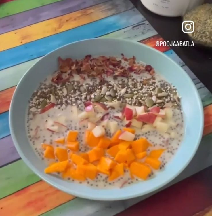 Step 1.1: Super healthy and nutritious breakfast is ready to eat