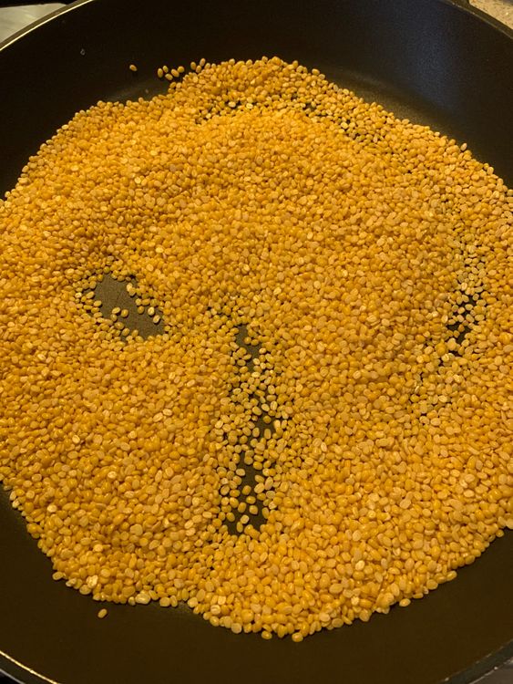 Step 1.1: Dry roast [mung dal](https://amzn