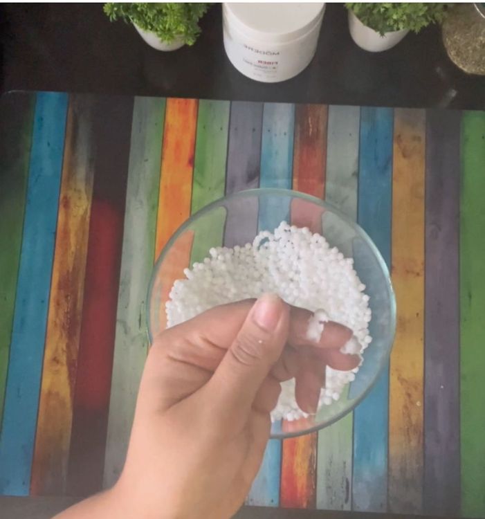 Step 1.1: Now give a good mix to sabudana and check if it’s soft by mashing one Pearl
