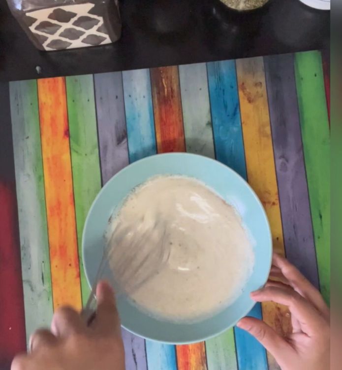 Step 1.1: In a bowl ,add curd with salt, pepper powder,roasted jeera powder and sugar
