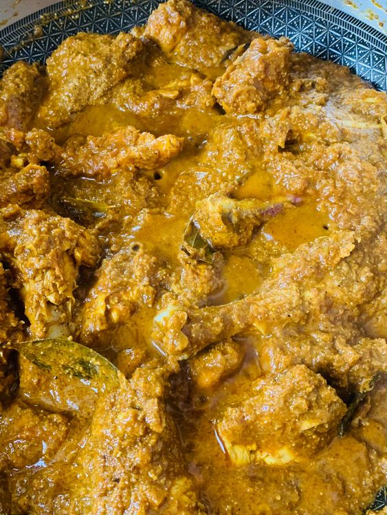 Step 3.2: Stir in the Chettinad masala paste