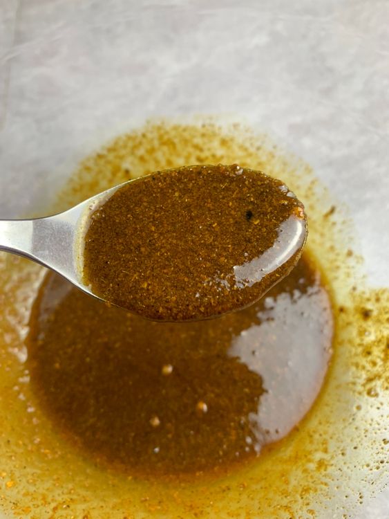 Step 3.1: In a large bowl, combine [achari masala](https://www