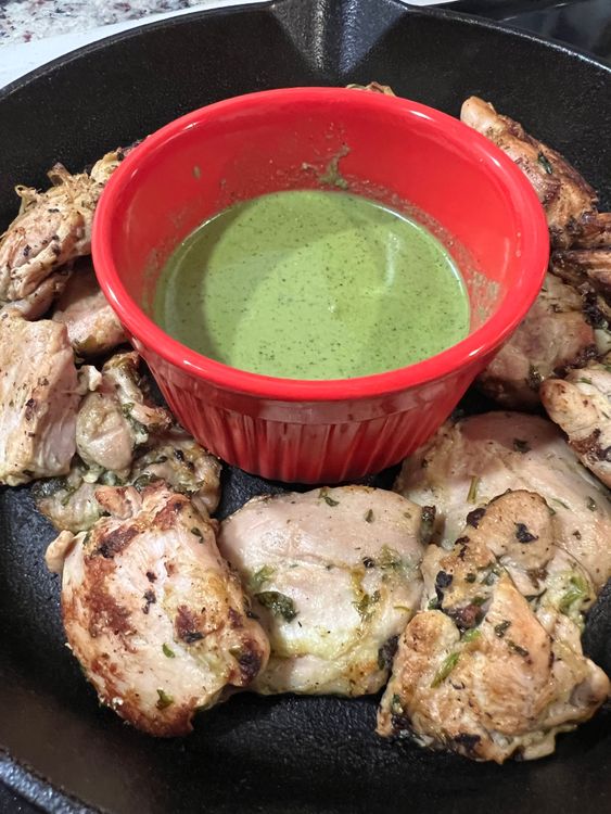 Step 1.1: Once done, throw away the charcoal and serve the hot chicken kebab