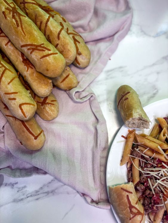 Soft Garlic Parmesan Sourdough Breadsticks recipe