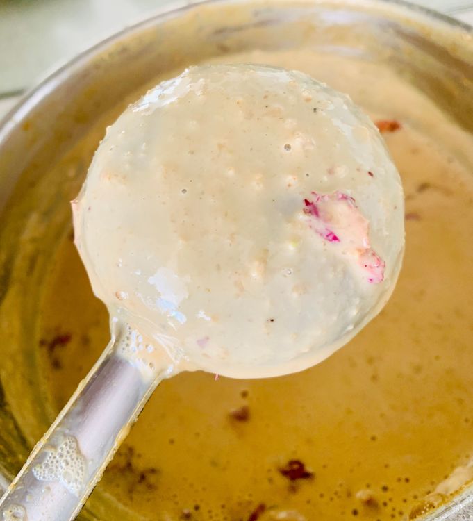 Step 2.2: Mix in the Thandai paste