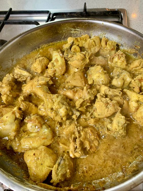Step 3.1: Cover and cook on low heat until chicken is fully cooked and tender