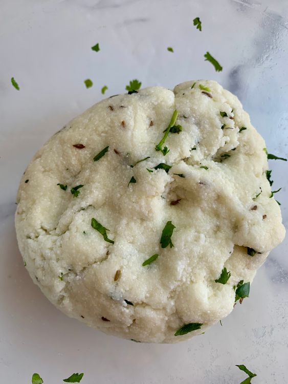 Step 2.1: Mix and knead into a soft, firm dough