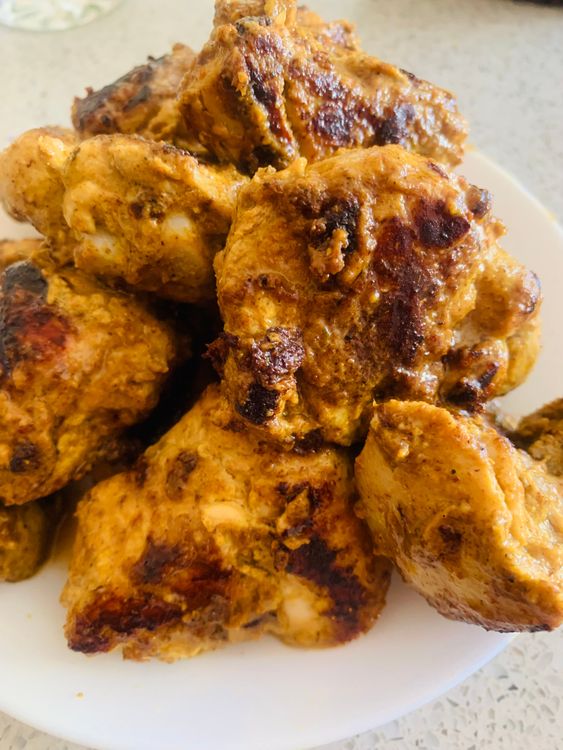 Step 3.1: Transfer the chicken from the grill pan and set it aside