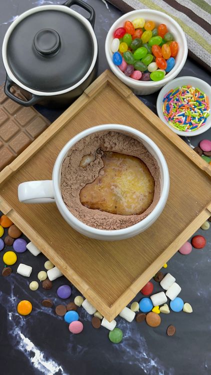 Step 1.1: Add milk, melted butter, yogurt, vanilla extract, and espresso powder