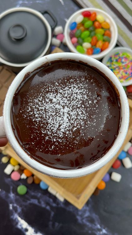 Step 1.1: Pour over the cake and enjoy warm!