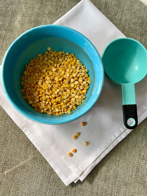 Step 1.1: Soak the lentils for 2 hours