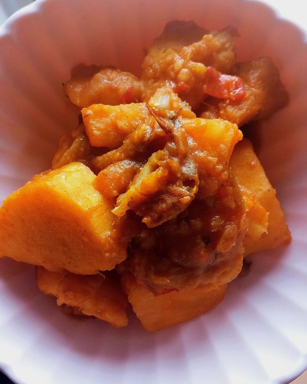 Jollof Yam Pottage recipe
