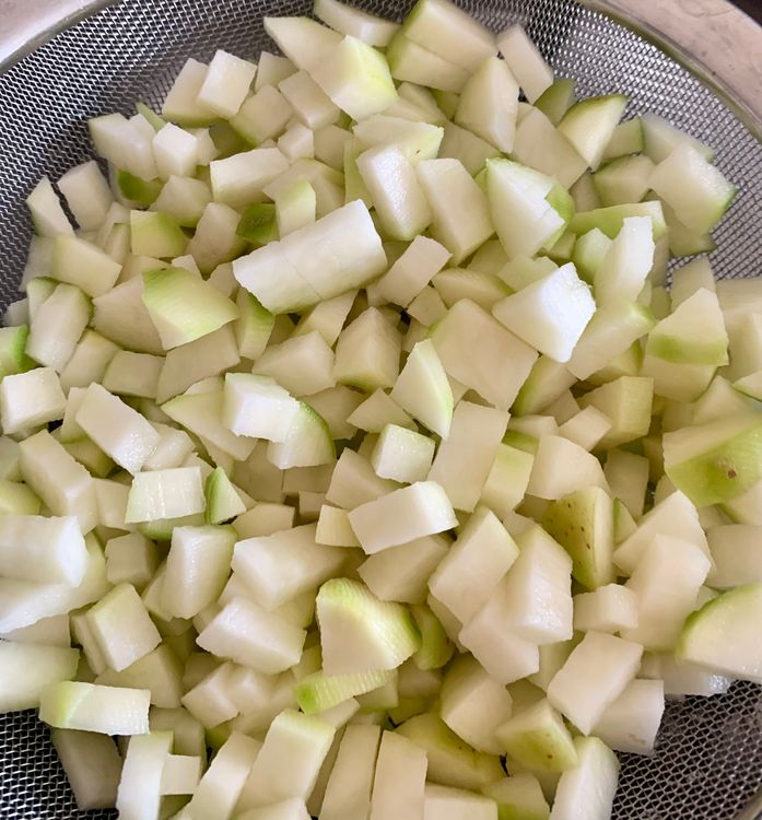 Step 1.1: Wash and peel potatoes