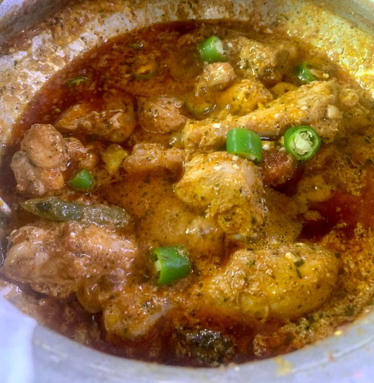 Step 1.1: Add diced bullet green chillies and mix