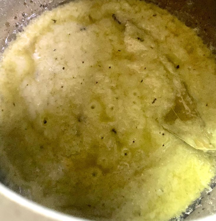 Step 1.1: Add ground onion paste and cook for 3-4 minutes until golden brown