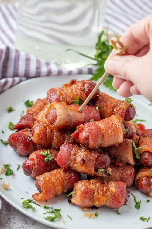 Step 1.1: Bake until the bacon is crispy, turning halfway, approximately 30-35 minutes