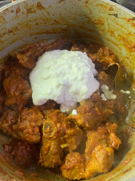 Step 1.1: Add the curd and mix well