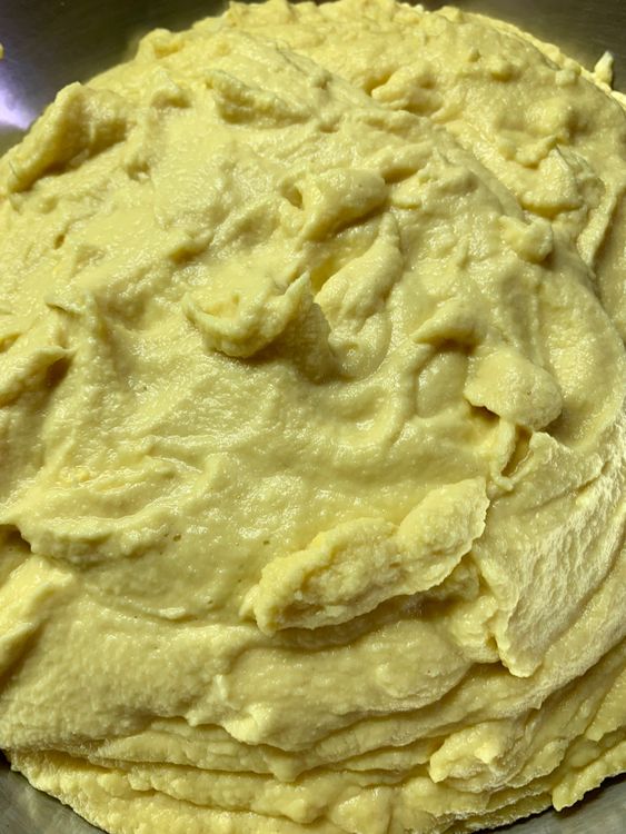 Step 1.1: Transfer the batter to a mixing bowl