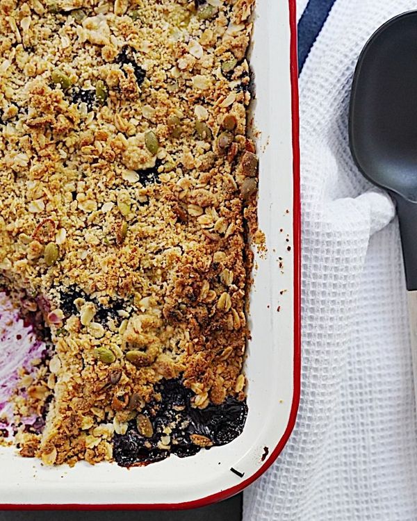 Mango & Blueberry Crumble recipe