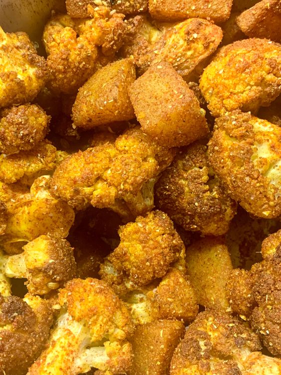 Step 2.1: Add the spice mix to the fried vegetables and toss them nicely until evenly coated