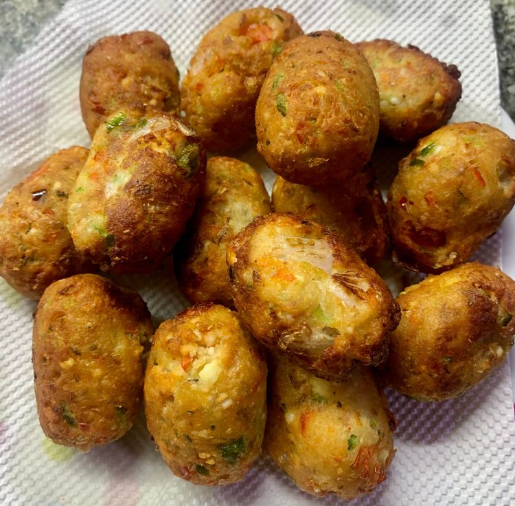 Step 1.1: 
Drain them on a paper towel to remove excess oil