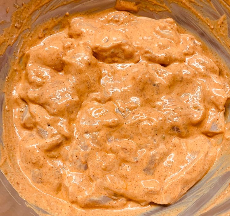 Step 1.1: Marinate the chicken in the mixture, cover and refrigerate for at least an hour