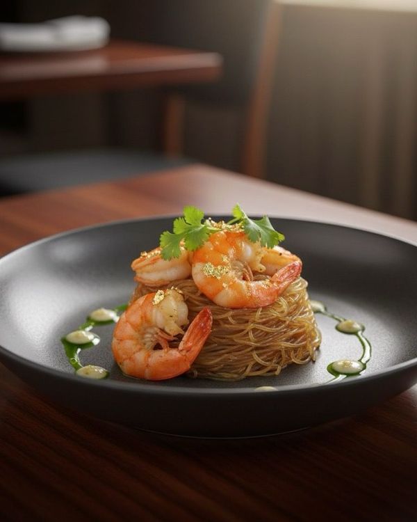 Baked Prawns with Glass Noodles recipe
