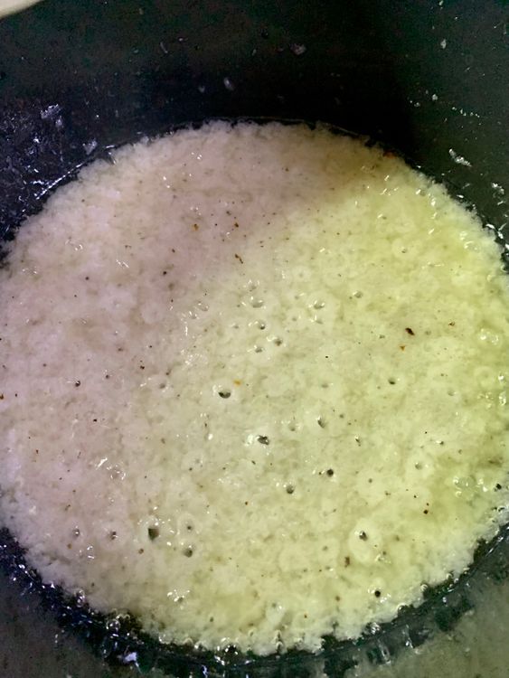 Step 4.1: Add the onion paste and cook for 3-4 minutes (DO NOT BROWN)