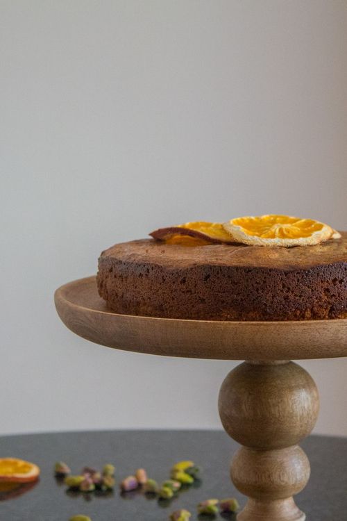 Step 1.1: Spread the cake mixture into the greased cake tin and bake for 35 to 40 minutes, until the cake is golden and feels spongy to the touch