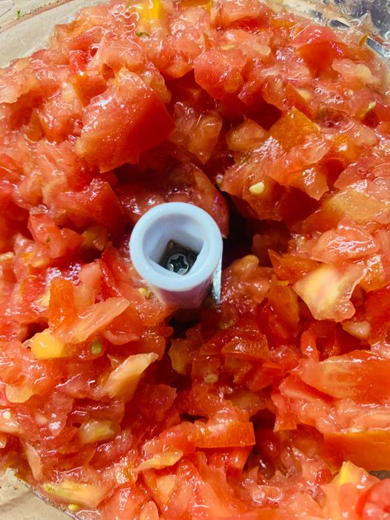 Step 3.1: Chop the tomatoes and keep them aside