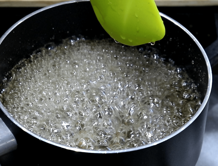 Step 1.1: Bring the mixture to a boil over medium-high heat