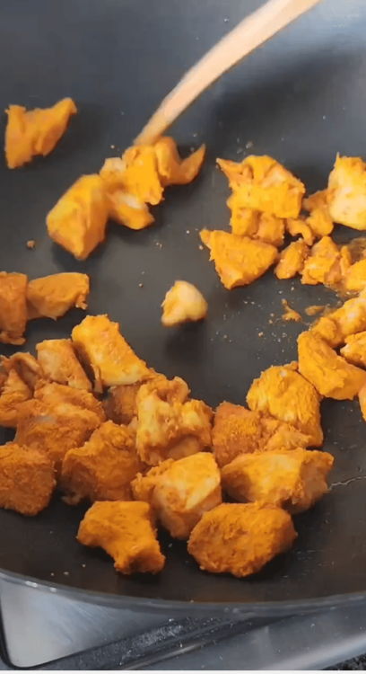 Step 1.1: Heat a pan over medium heat with a small amount of oil