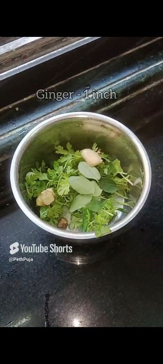 Step 1.1: In a chutney grinder , add all the ingredients mentioned above one by one Add water and grind well into smooth paste