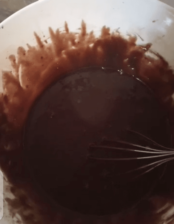Step 2.1: Pour the batter into the prepared cake pan