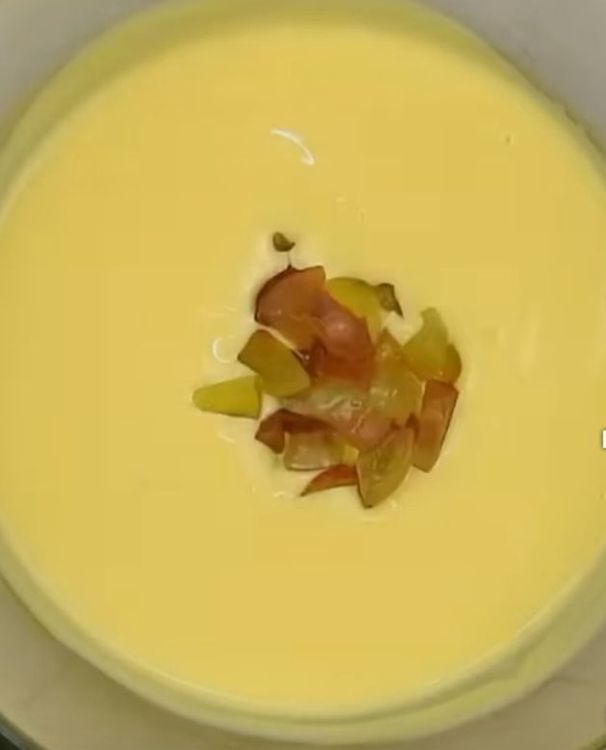 Step 1.6: While the custard is cooling, chop the mixed fruits into bite-sized pieces
