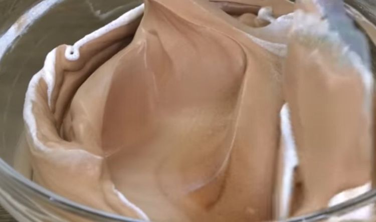 Step 1.1: Let the melted chocolate cool slightly (it should still be warm but not hot)