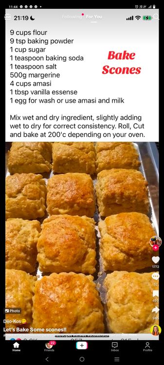 Baking Scones recipe