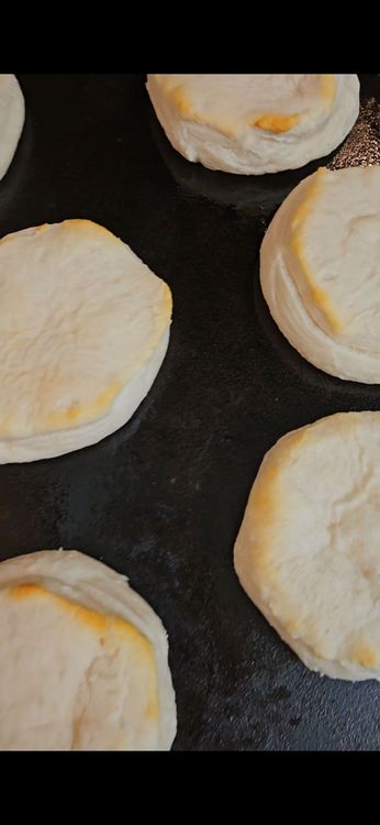 Step 1.1: Bake your biscuits for 6 minutes at 400°F