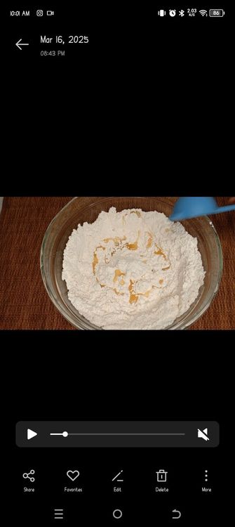 Step 1.2: Add 2 tablespoons of Cooking oil into the mixture and mix well