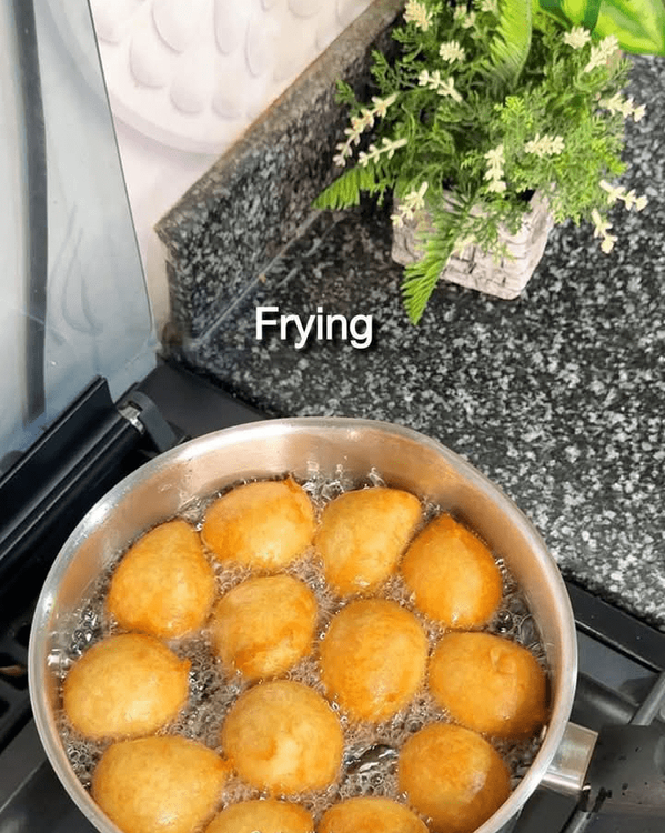 Step 1.2: Fry until golden brown, turning occasionally to ensure even cooking