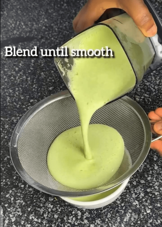 Step 1.1: Strain the mixture to remove the chaff, keeping only the liquid