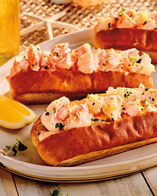 Garlic Butter Prawn Rolls recipe