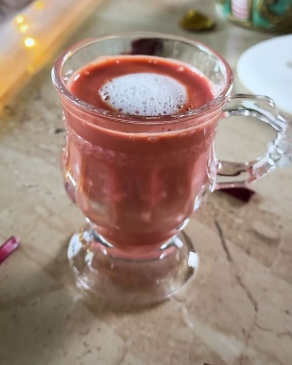 Kid-Friendly Healthy Beetroot Latte recipe