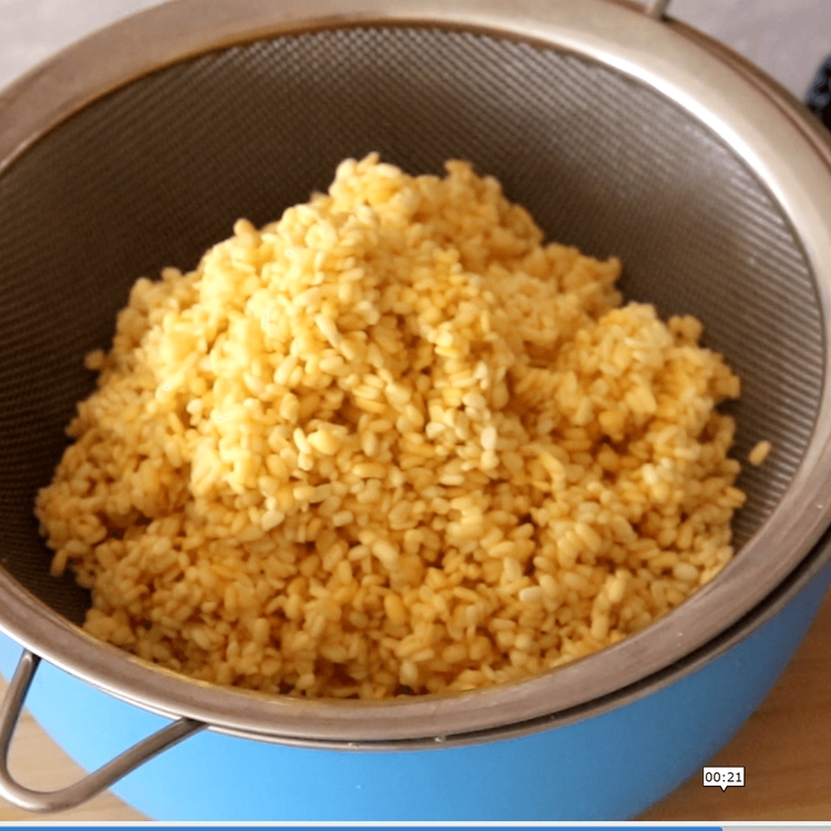 Step 1.1: Wash and soak the moong dal for at least 2 hours or overnight