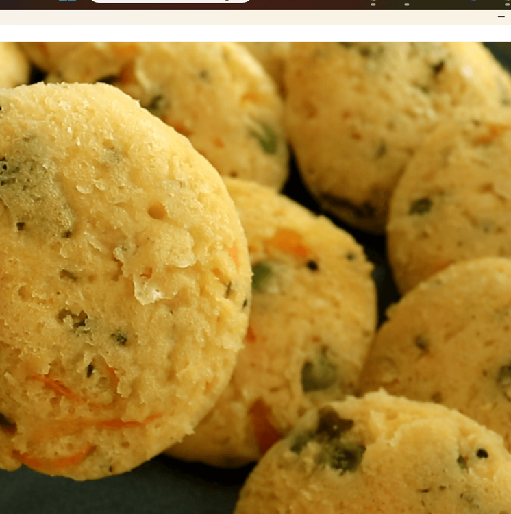 Step 5.2: Serve the idlis warm with coconut chutney or beetroot chutney