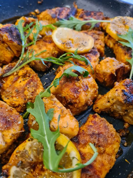 Spiced Pan-Grilled Salmon recipe