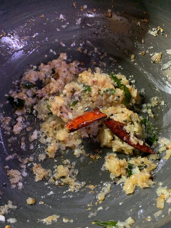 Step 2.2: Add chopped onions, stir and cook for 4-5 minutes or until golden brown