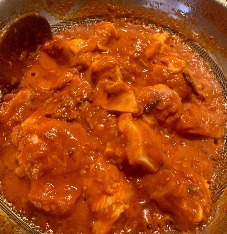 Step 1.1: Add chicken pieces and mix