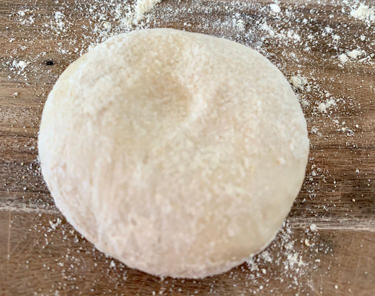 Step 3.1: Take a small portion of the dough and make a ball